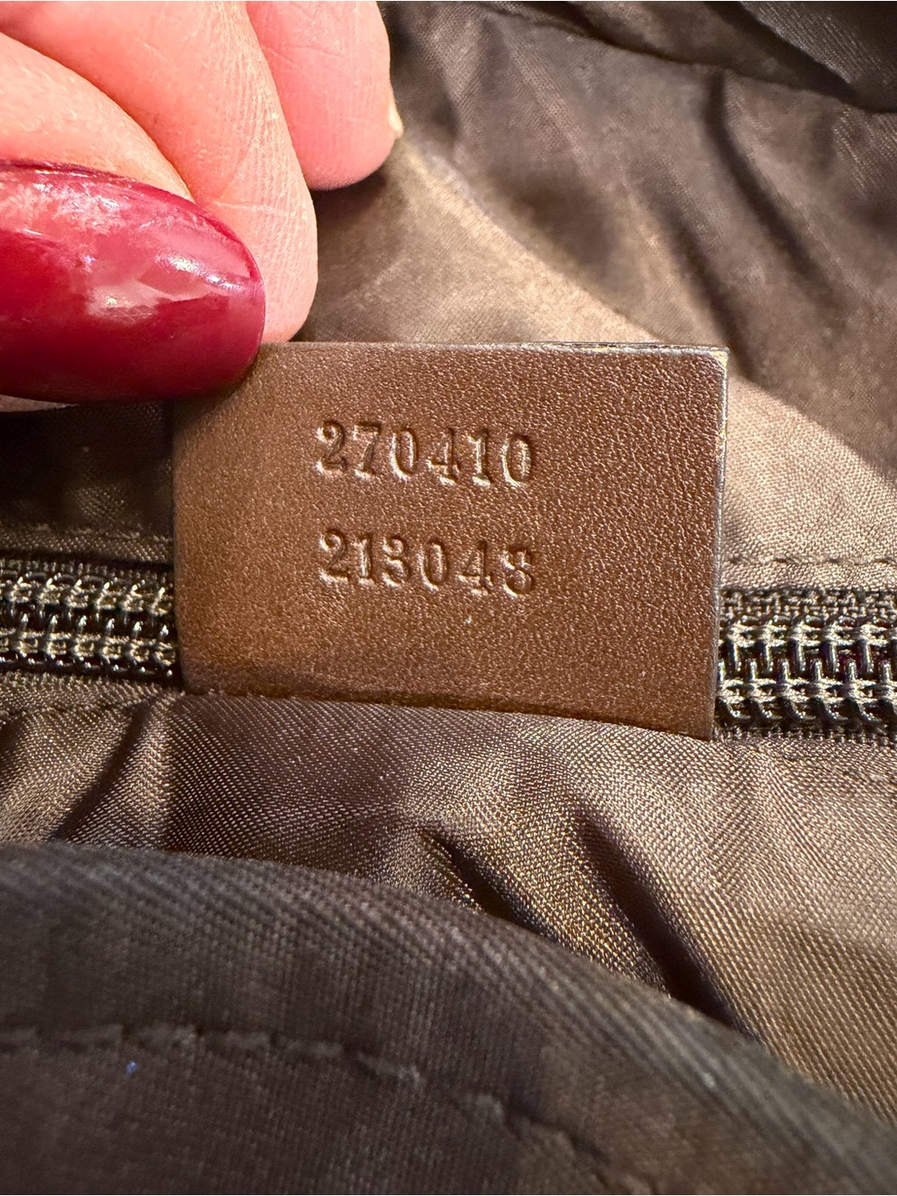 Gucci Diamante Web Crossbody Bag In Brown - Picture 7 of 13